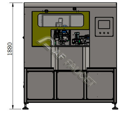RTAF-RB0408-4-Spindles 8 Station Brushing Machine For Small Parts CNC Wire Drawing Machine Küçük Parçalar İçin 8 İstasyonlu fırçalama makinesi