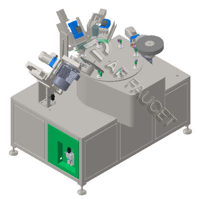 RTAF-RB0408-4-Spindles 8 Station Brushing Machine For Small Parts CNC Wire Drawing Machine Küçük Parçalar İçin 8 İstasyonlu fırçalama makinesi