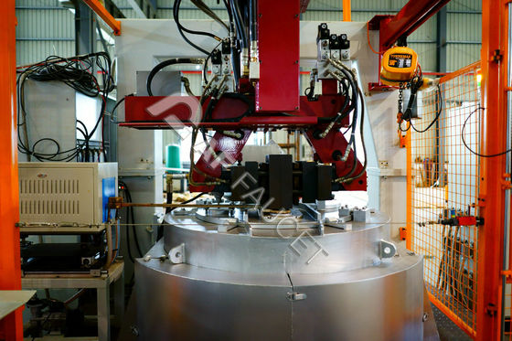 CNC döküm makinesiMesa otomatik döküm makinesi- 2 manipülatör düşük basınçlı döşeme döküm makinesi